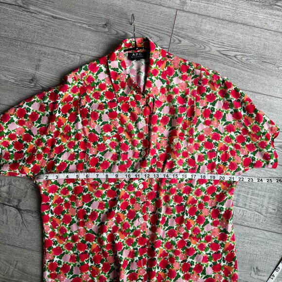 A.P.C. Zoe Pink Shirt (size 38) - Picture 9 of 10
